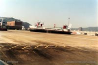 The Princess Anne (GH-2007) departing Dover hoverport